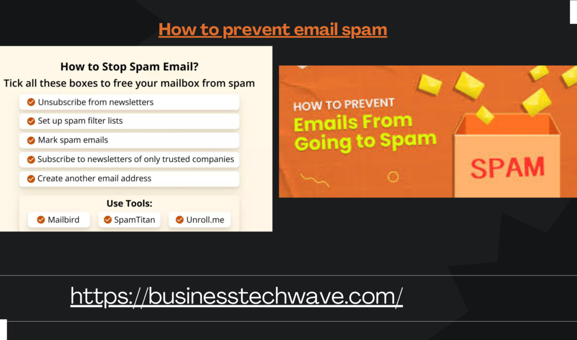 how to prevent email spam