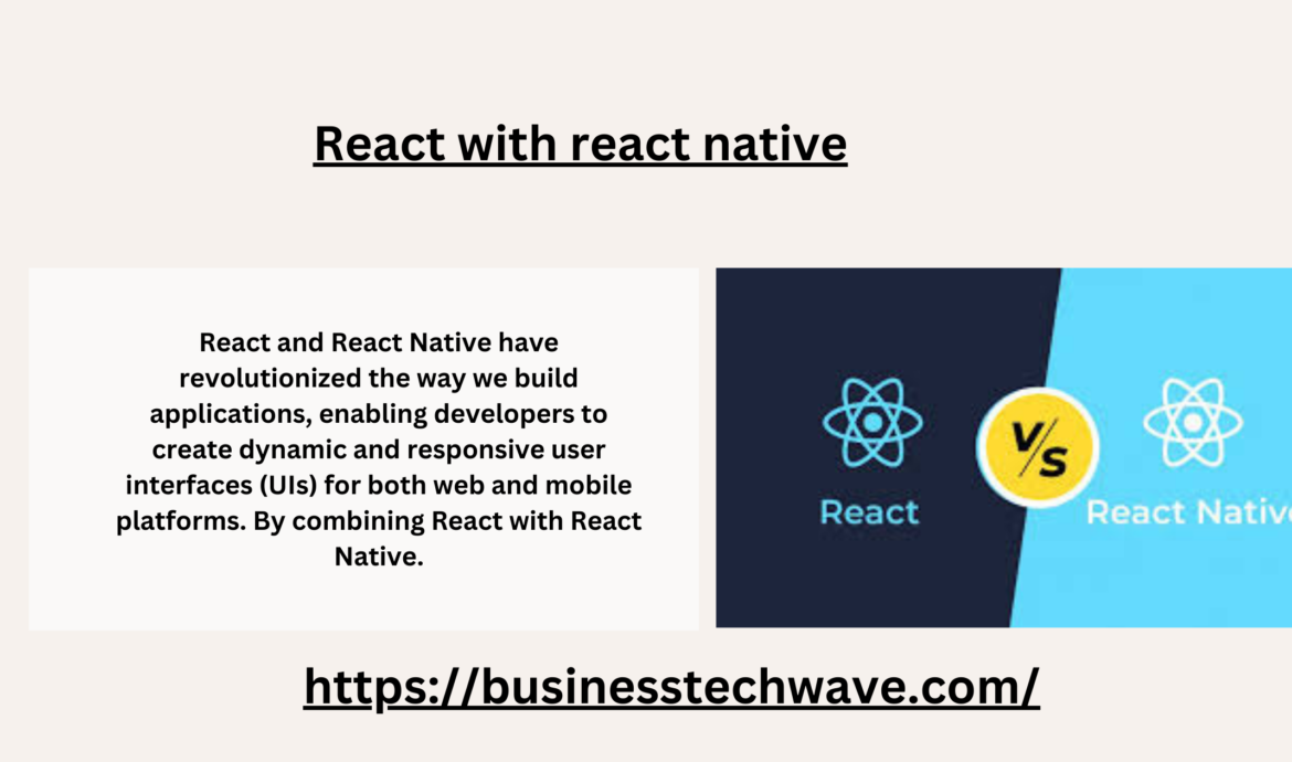 react with react native